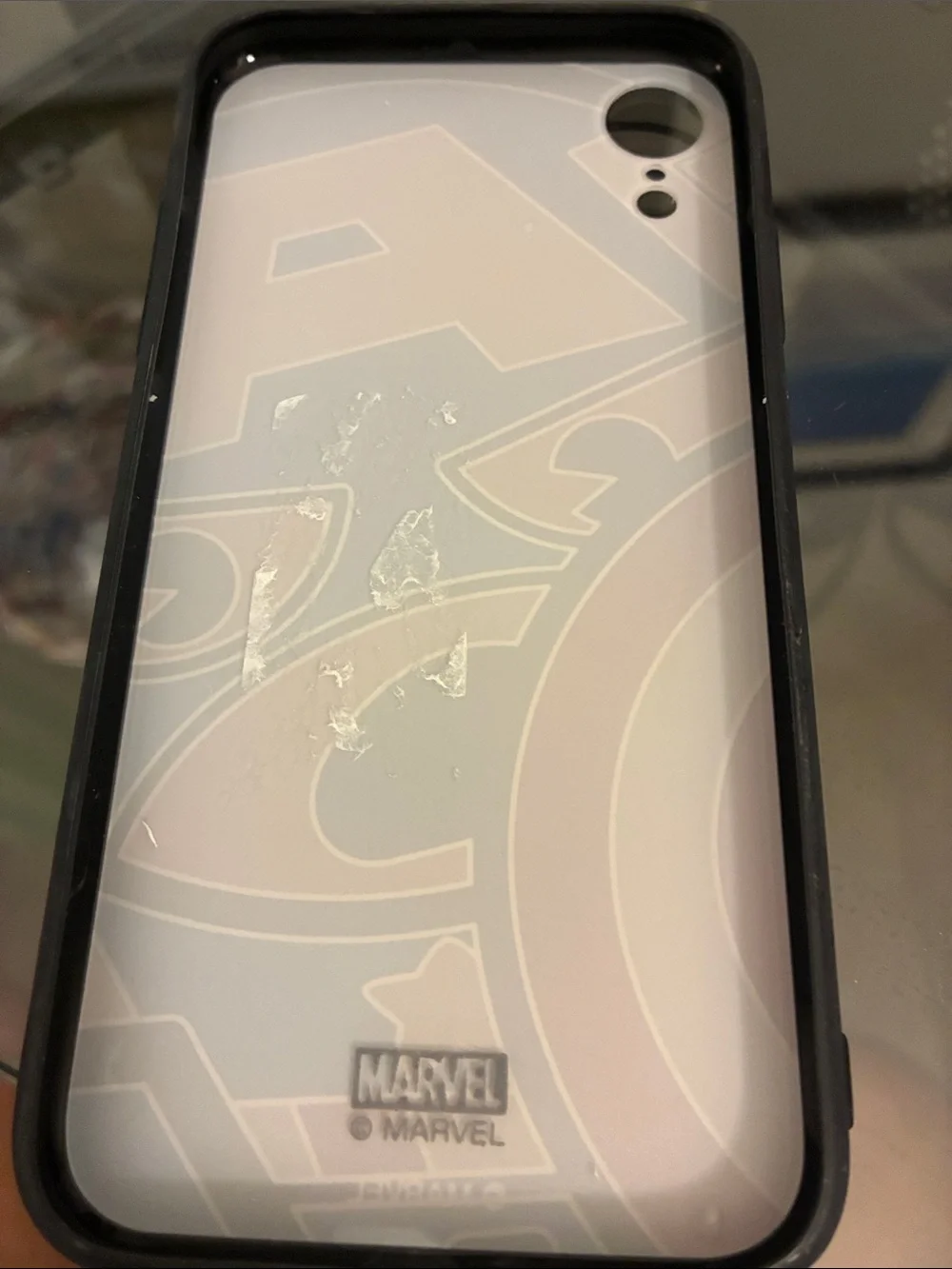 Marvel Captain America Red White Blue Shield Graphic Phone Case